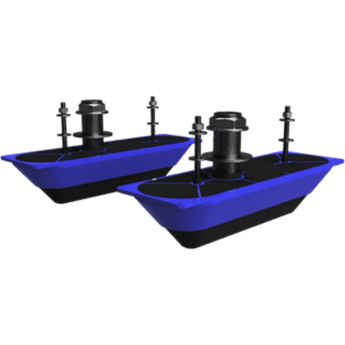 Преобразователь LOWRANCE StructureScan 3D Stainless Steel Dual Thru-Hull